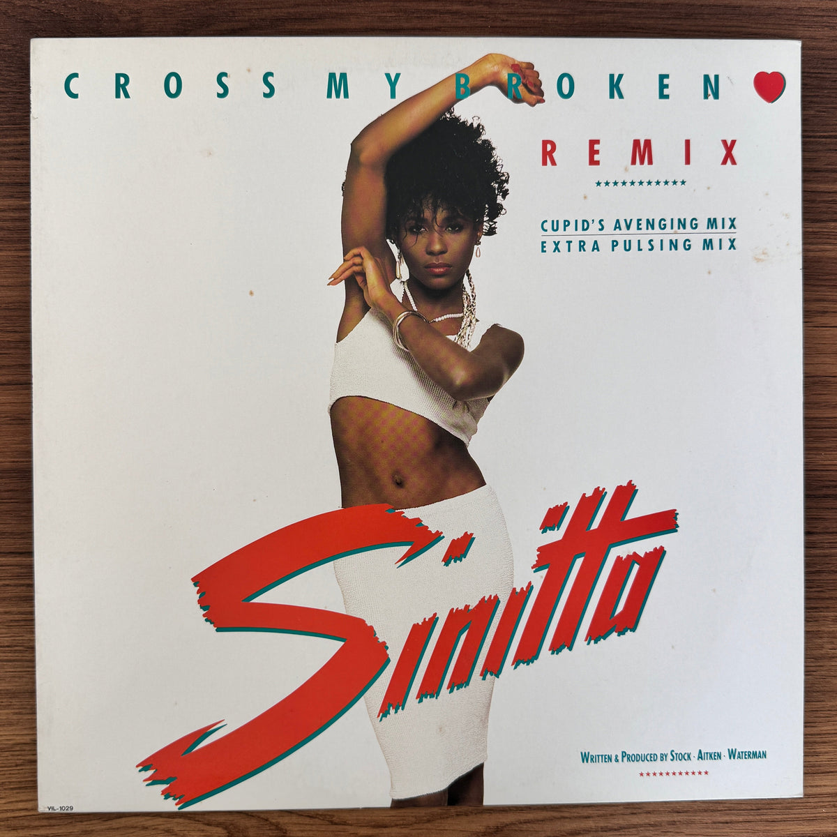 Sinitta – Cross My Broken Heart Japan Vinyl