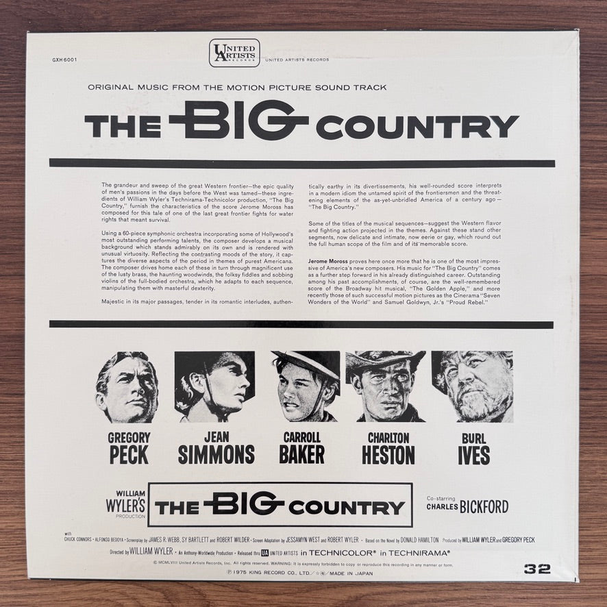 Jerome Moross – The Big Country Original Soundtrack