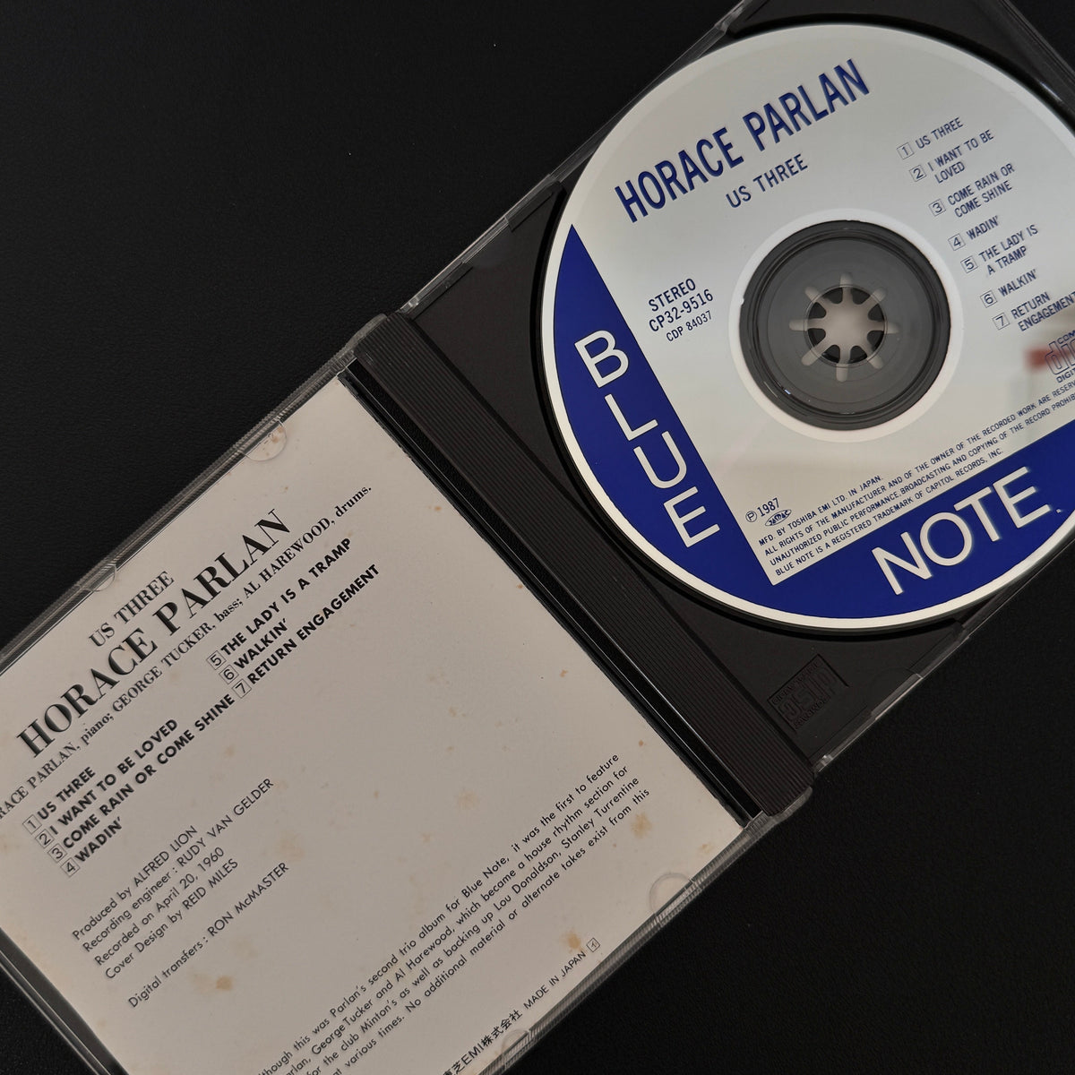 Horace Parlan – Us Three CD Japan Vinyl