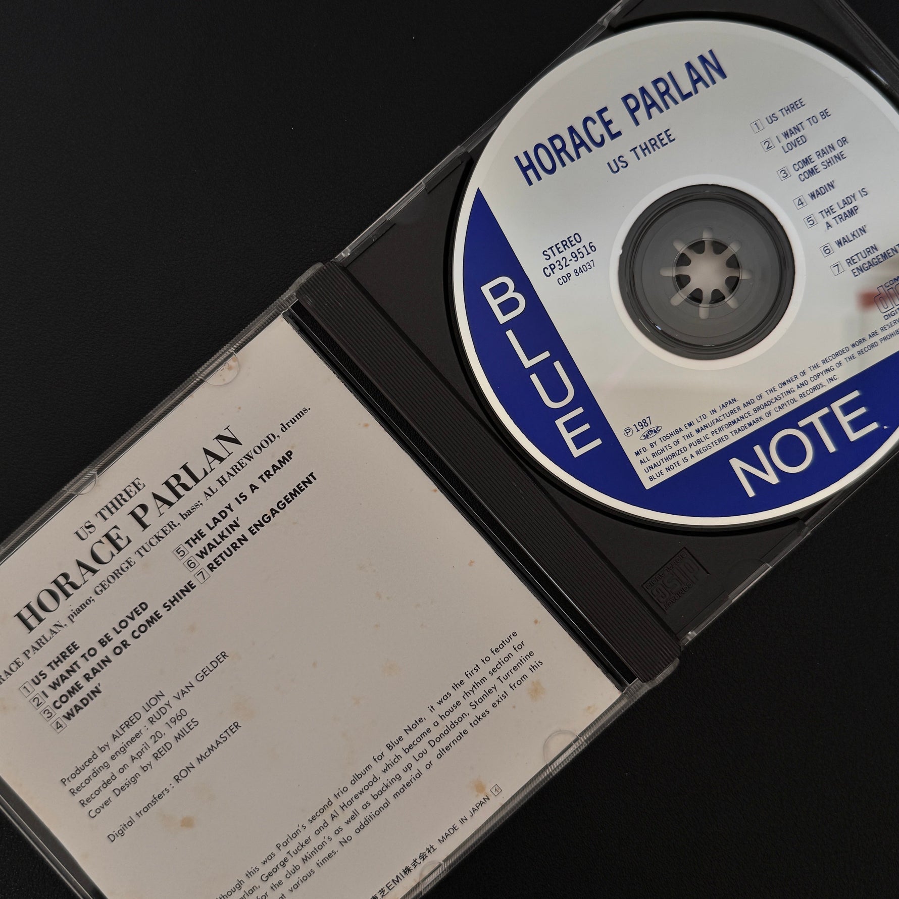 Horace Parlan – Us Three CD Japan Vinyl