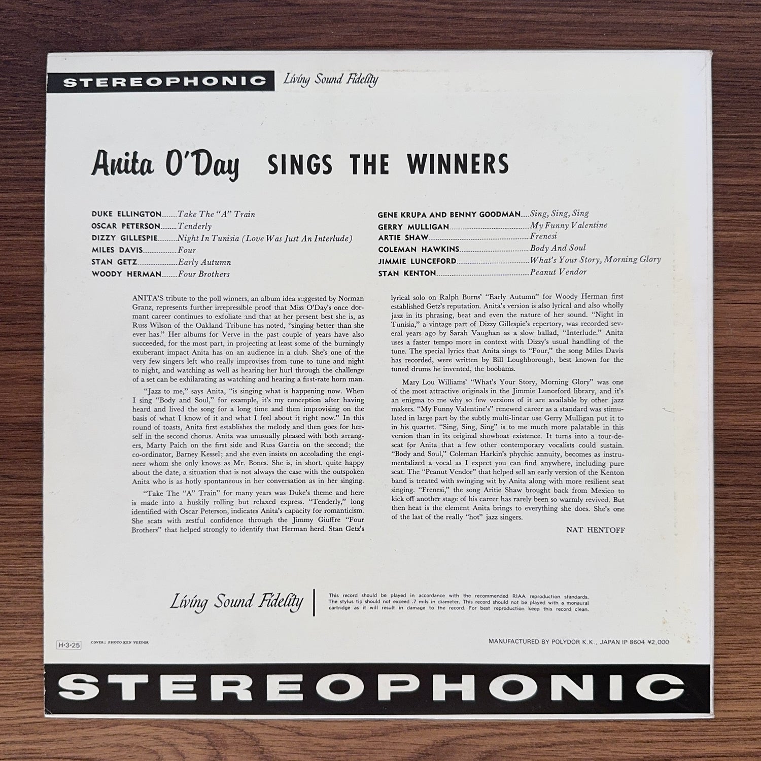 Anita O'Day – Anita O'Day Sings The Winners
