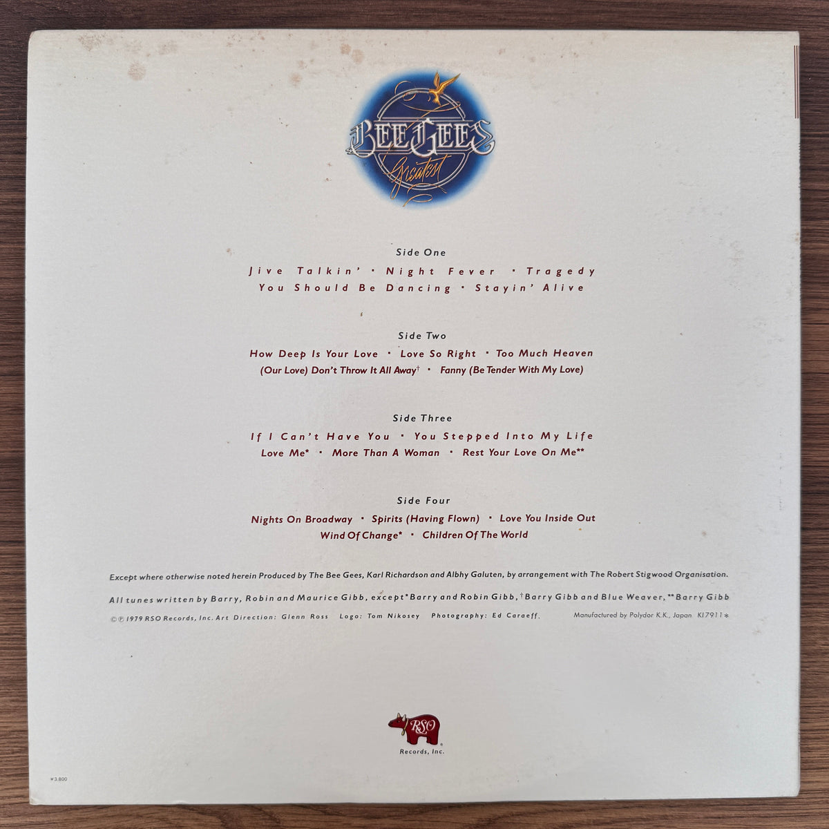 Bee Gees – Greatest Japan Vinyl