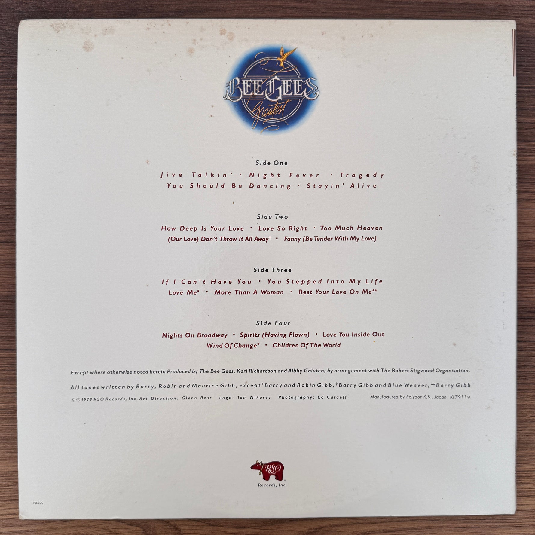 Bee Gees – Greatest Japan Vinyl