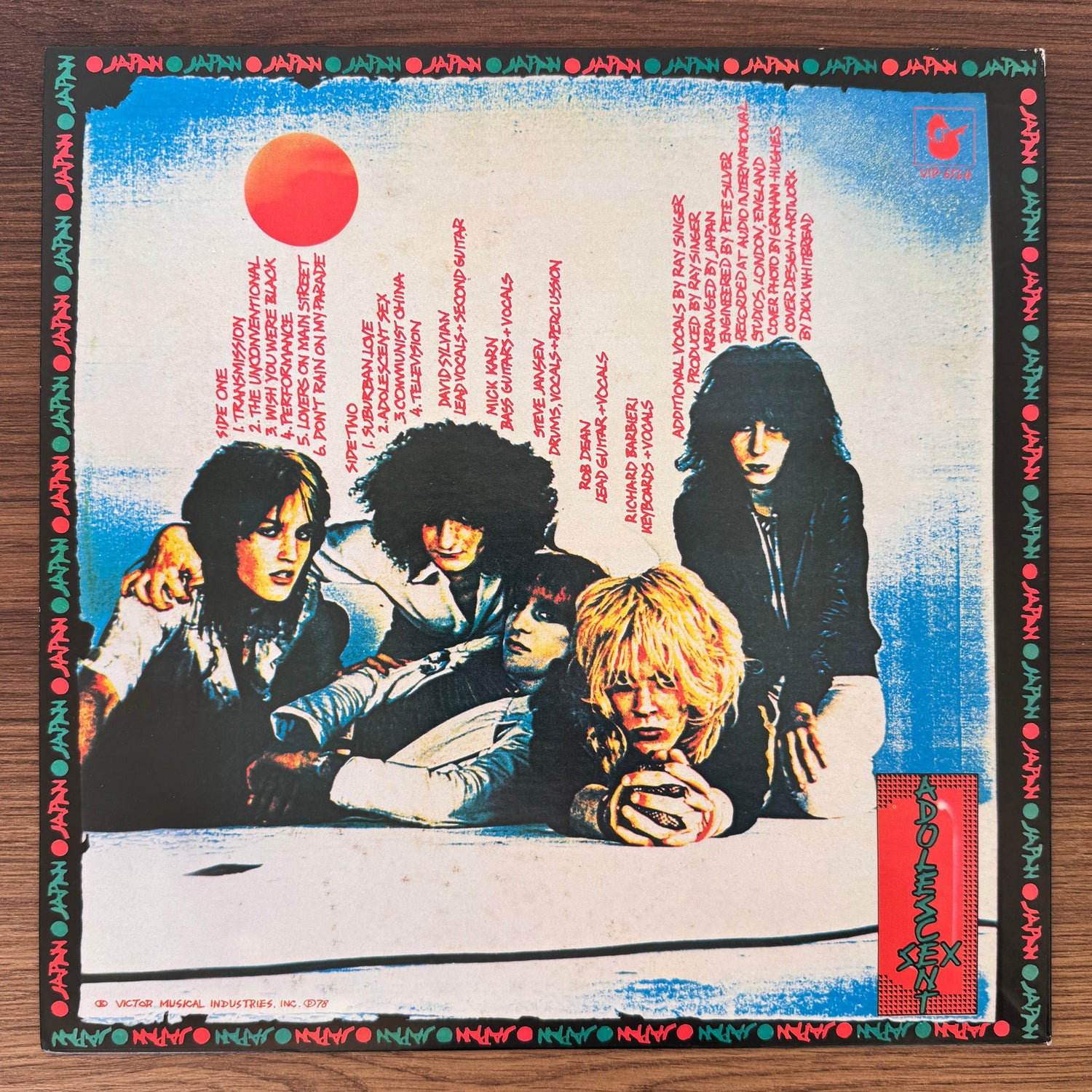 Japan – Adolescent Sex Japan Vinyl