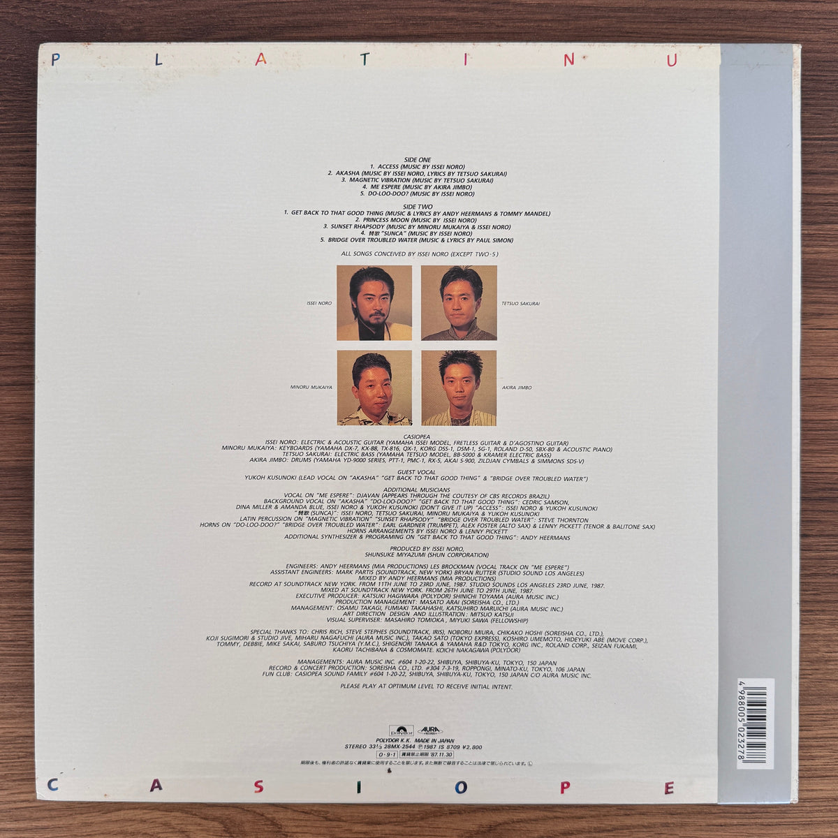Casiopea – Platinum Japan Vinyl