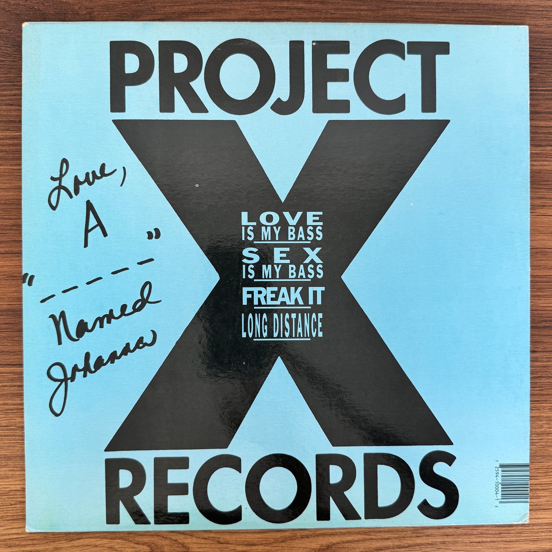 A "_ _ _ _ _" Named Johanna – S?x Is My Bass Japan Vinyl