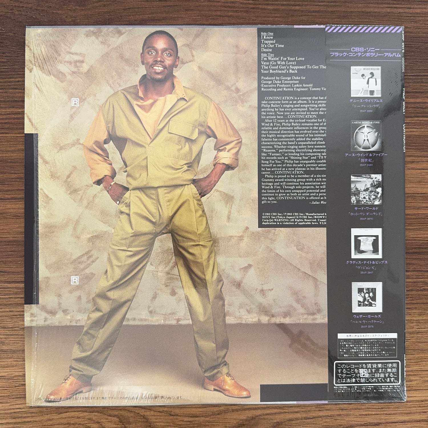 Philip Bailey – Continuation