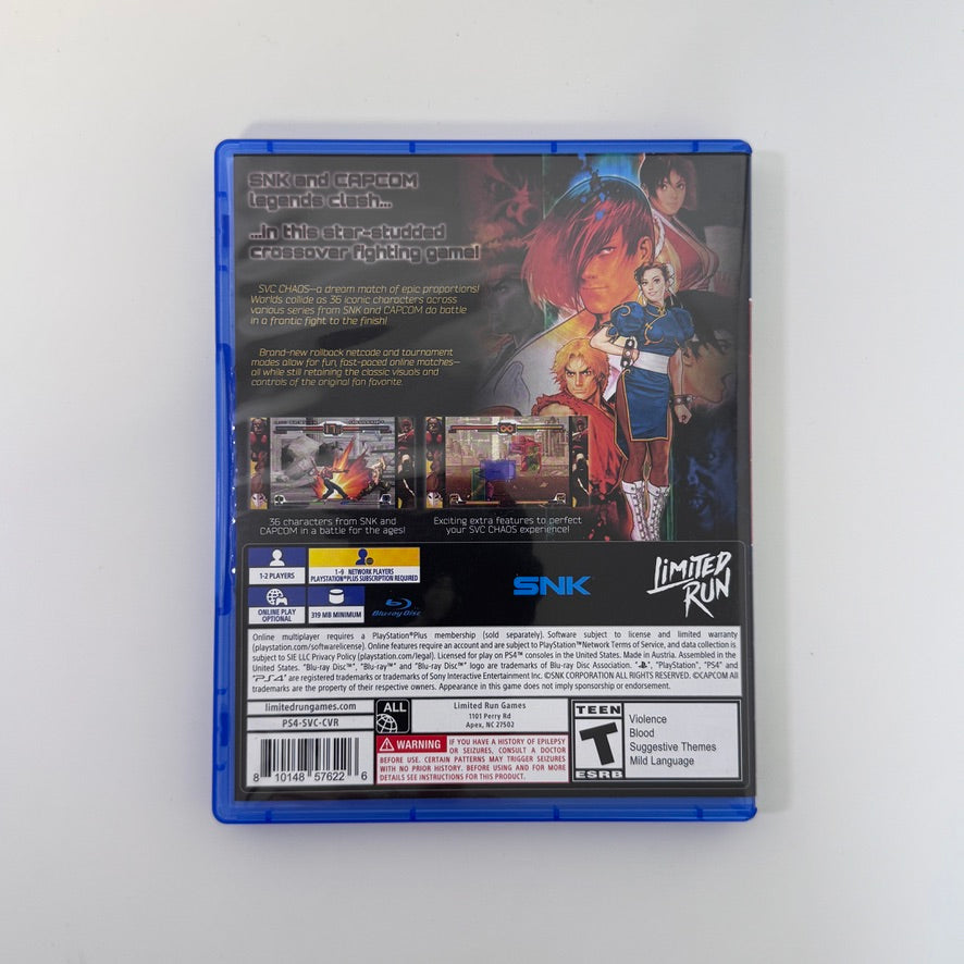 SNK Vs. Capcom: SVC Chaos [Limited Run] | Playstation 4