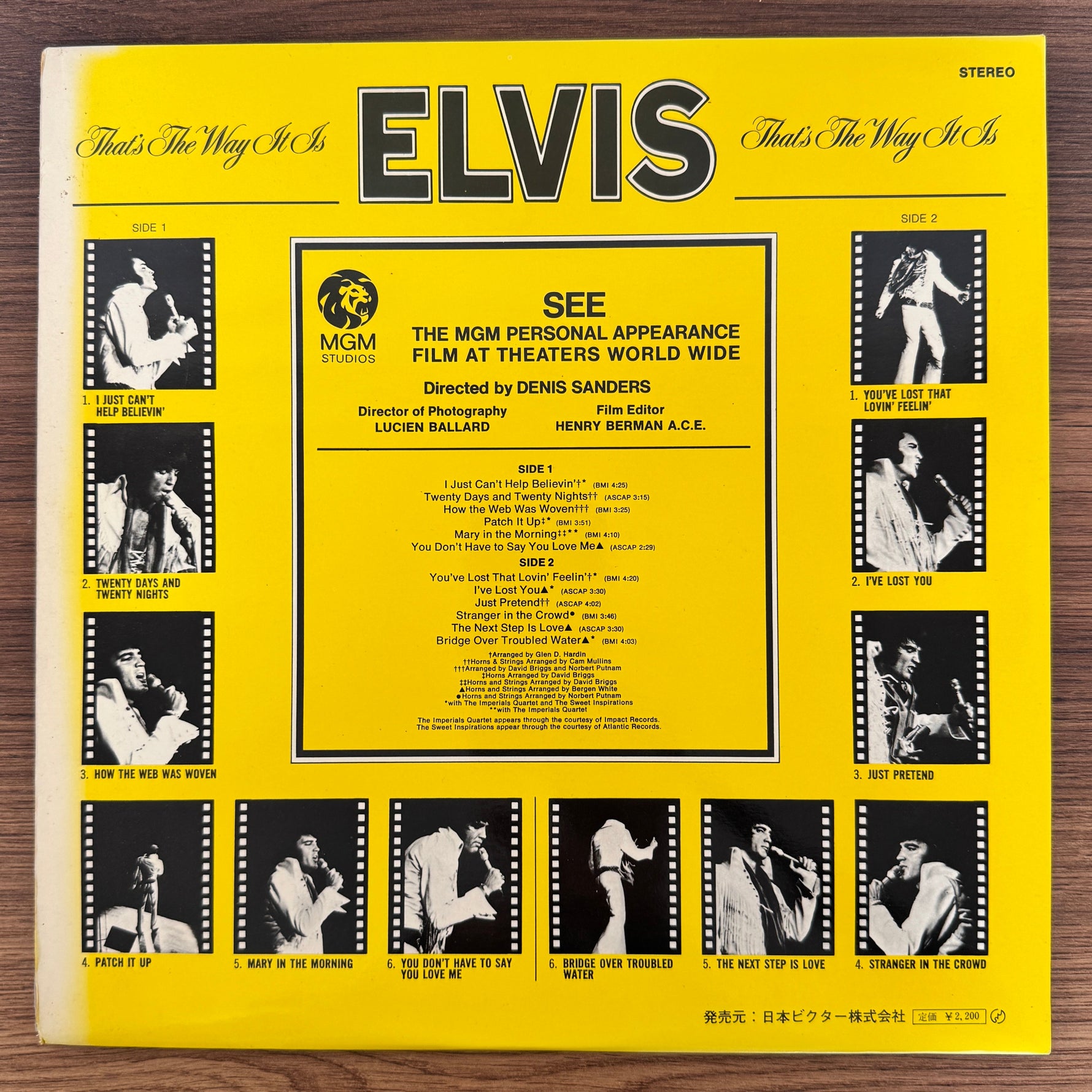 Elvis Presley – That's The Way It Is Japan Vinyl