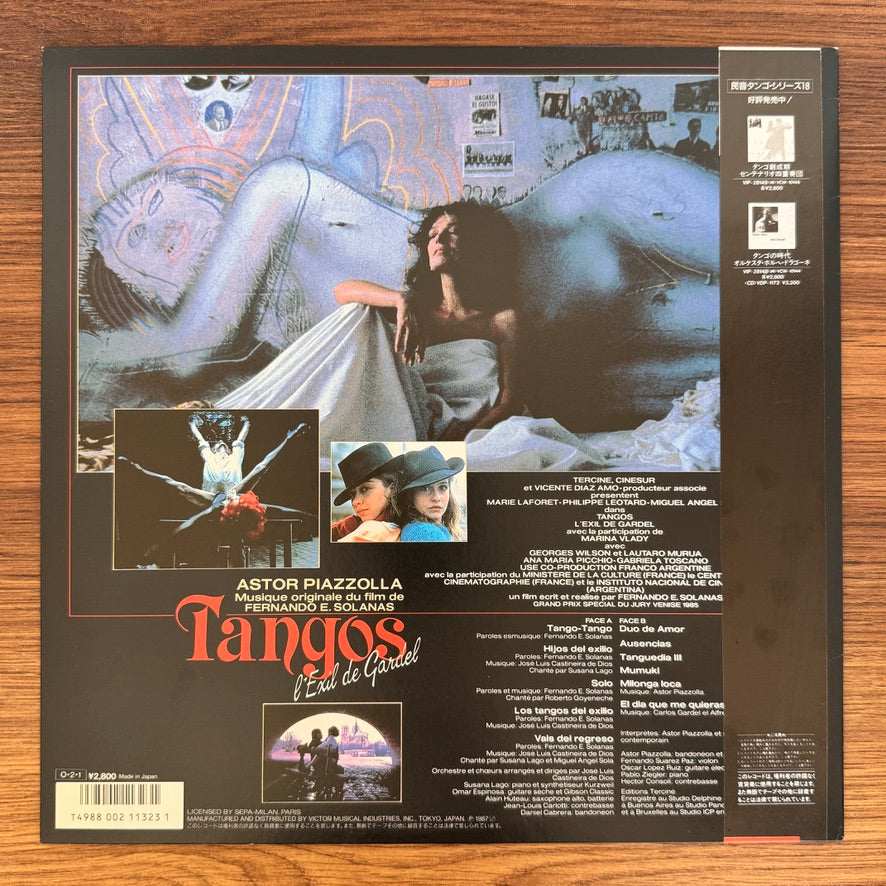 Astor Piazzolla , Chansons De Fernando E. Solanas Et José Luis Castiñeira De Dios – Tangos "L'Exil De Gardel"