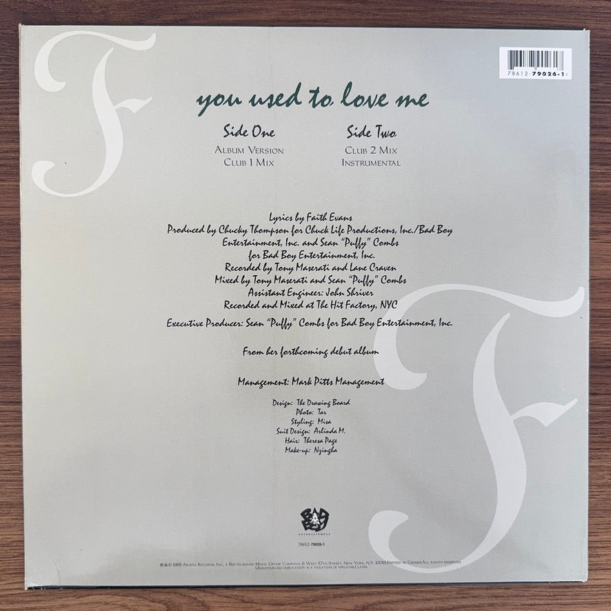 Faith Evans – You Used To Love Me Japan Vinyl