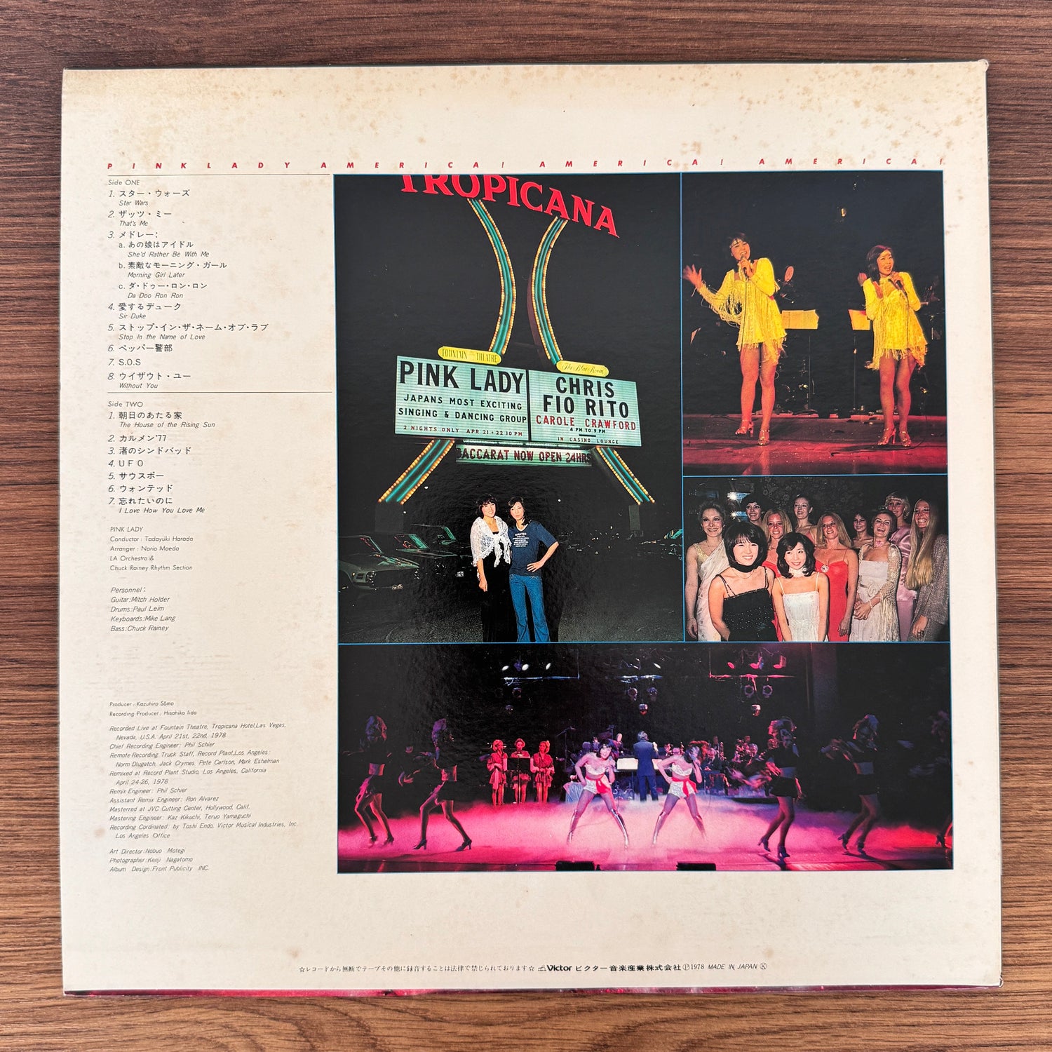 Pink Lady – America! America! America! Japan Vinyl