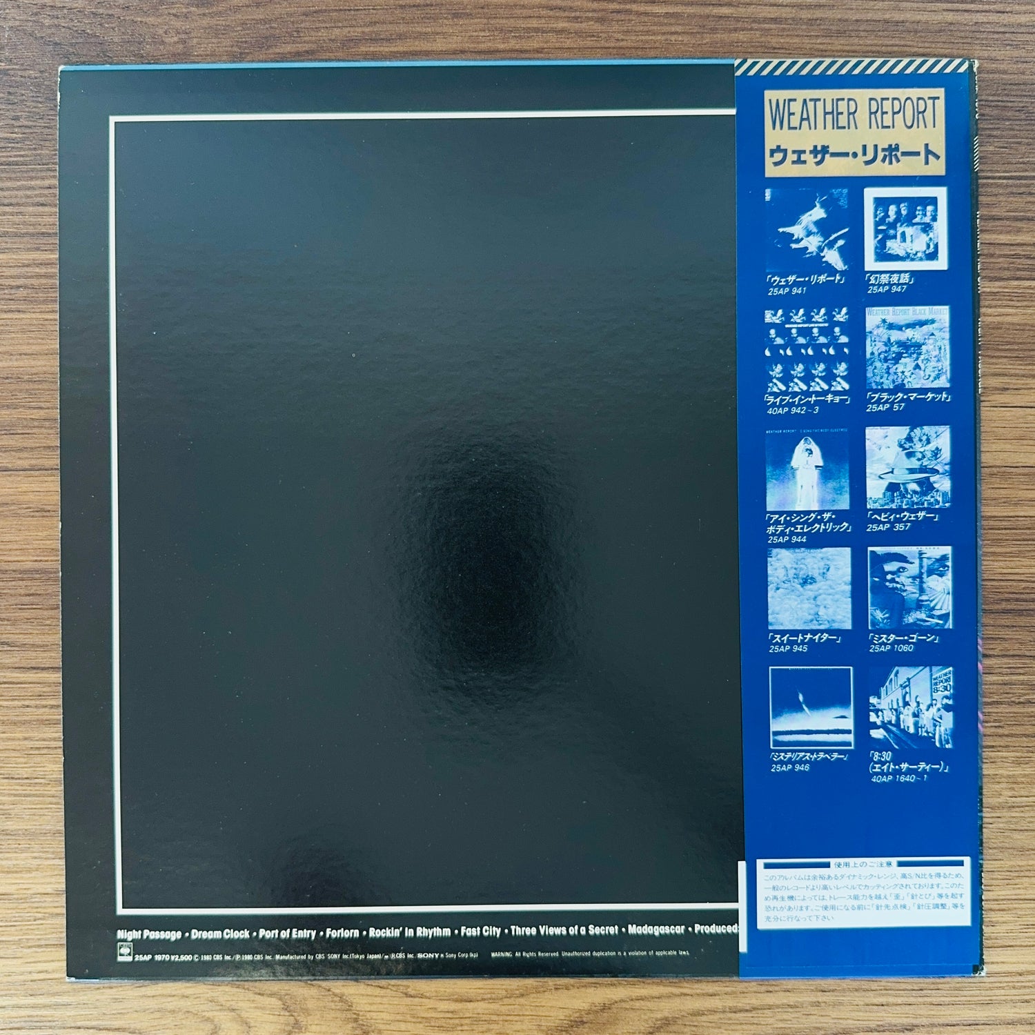 Weather Report – Night Passage