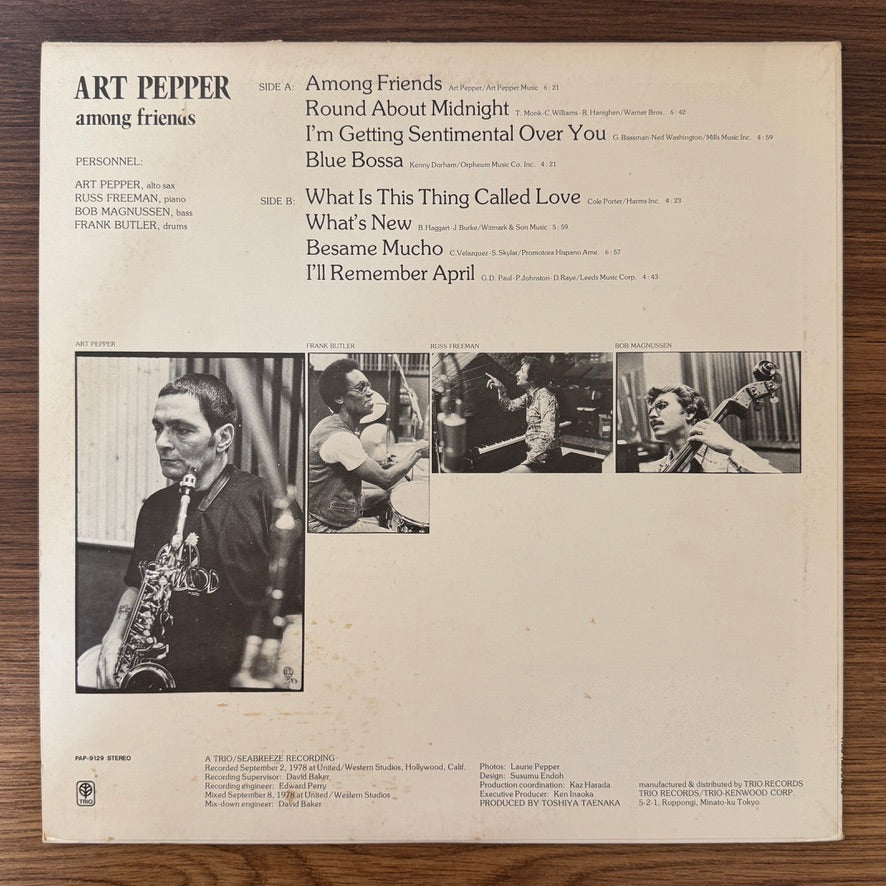 Art Pepper – Among Friends