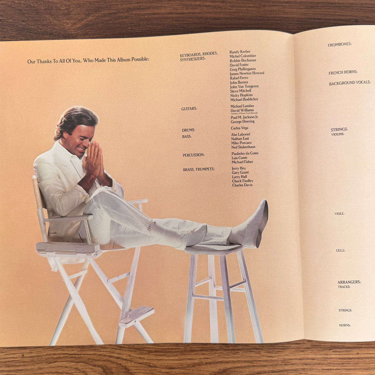 Julio Iglesias – 1100 Bel Air Place Japan Vinyl