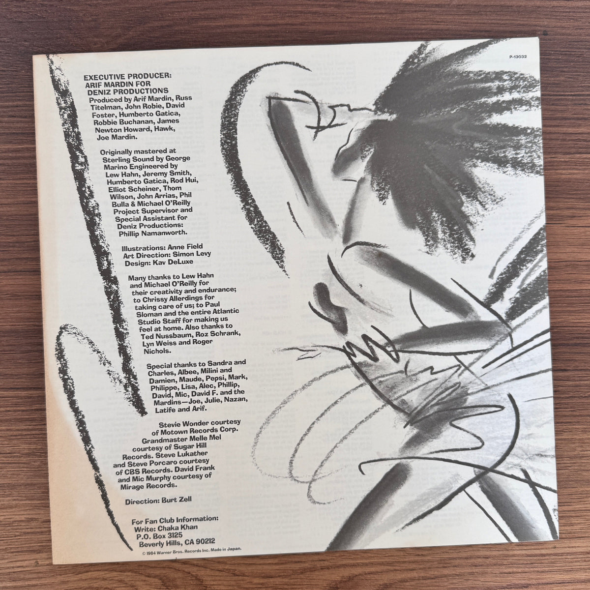 Chaka Khan – I Feel For You Japan Vinyl