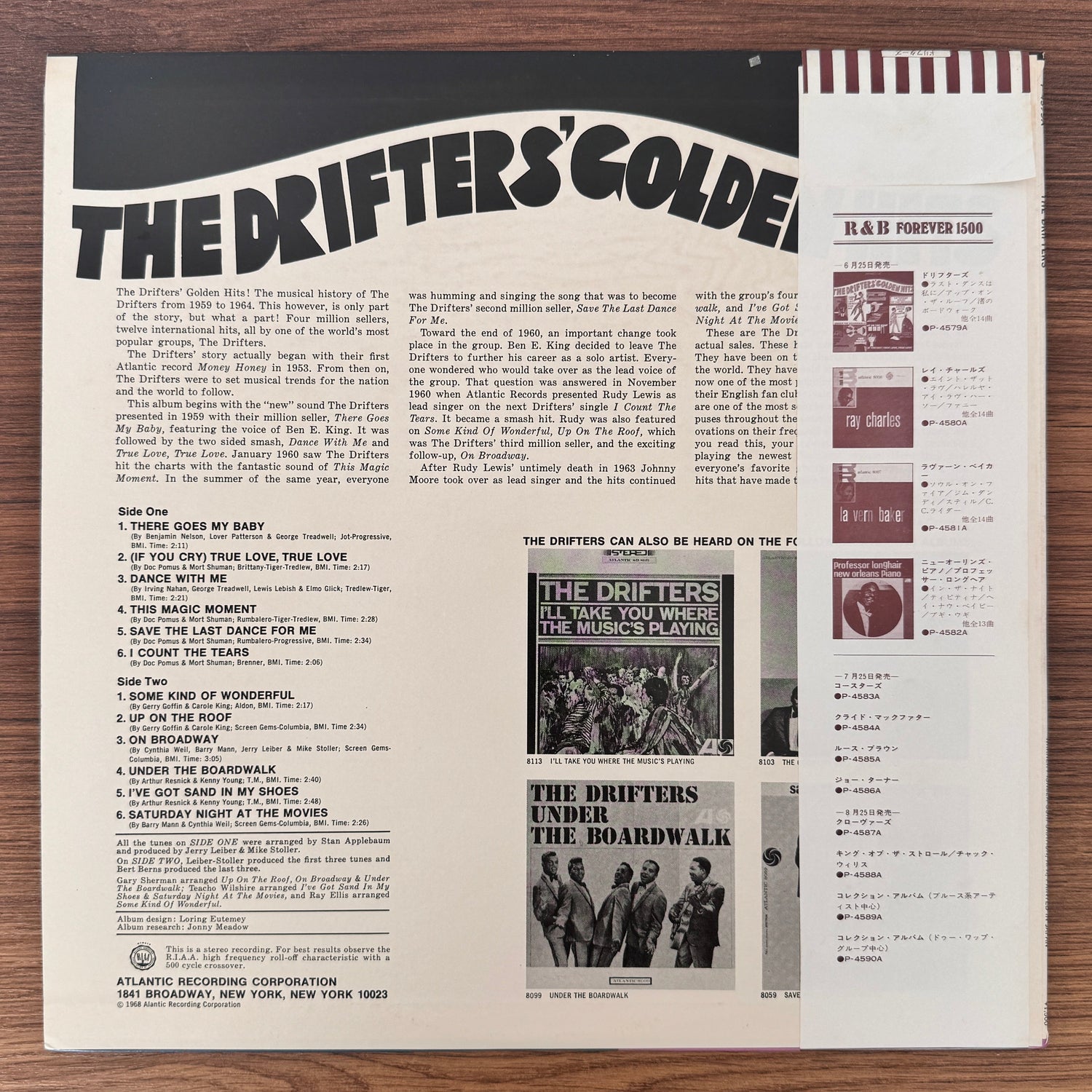 The Drifters – The Drifters' Golden Hits Japan Vinyl