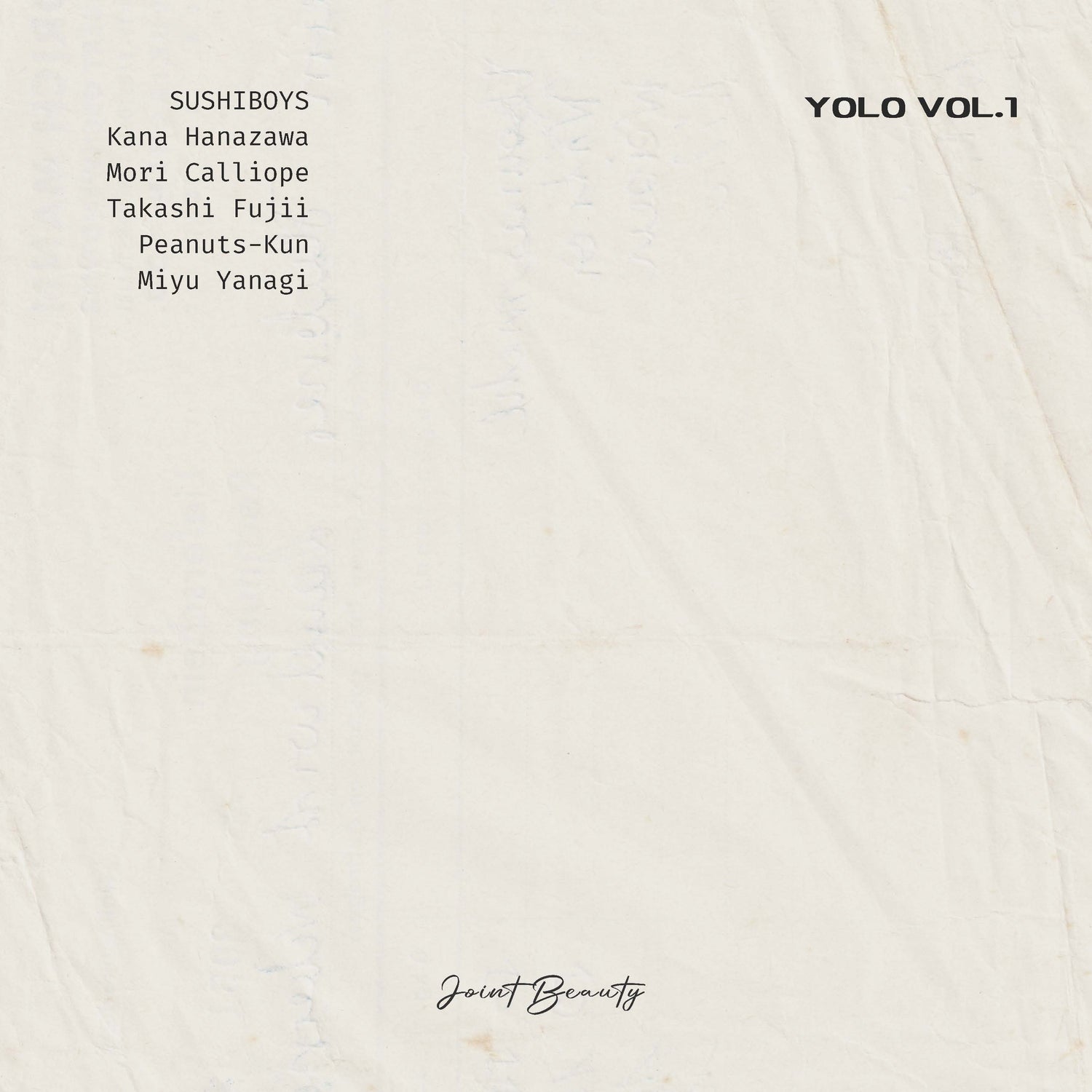 Joint Beauty – Yolo Vol.1 Plak