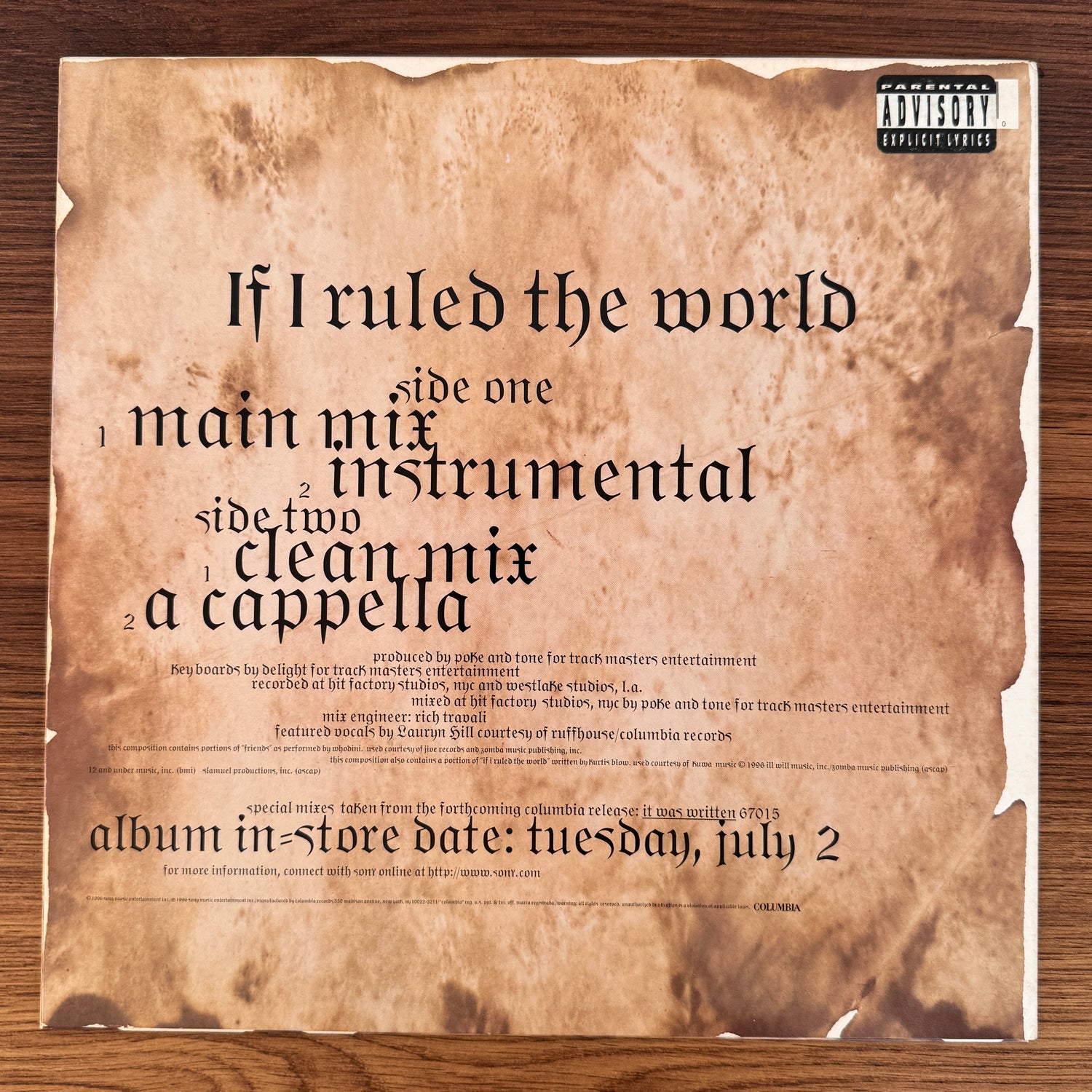 Nas – If I Ruled The World