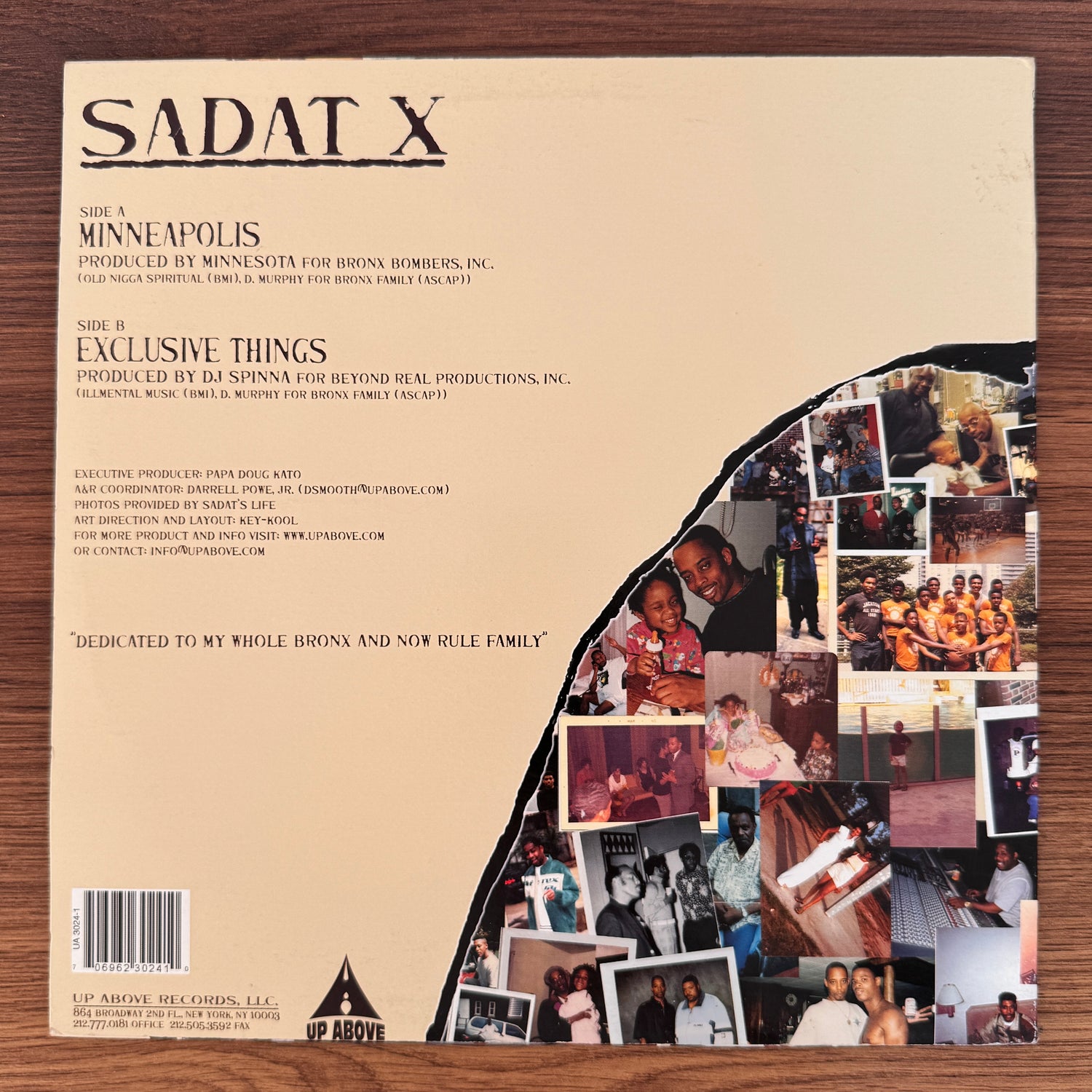Sadat X – Minneapolis / Exclusive Things