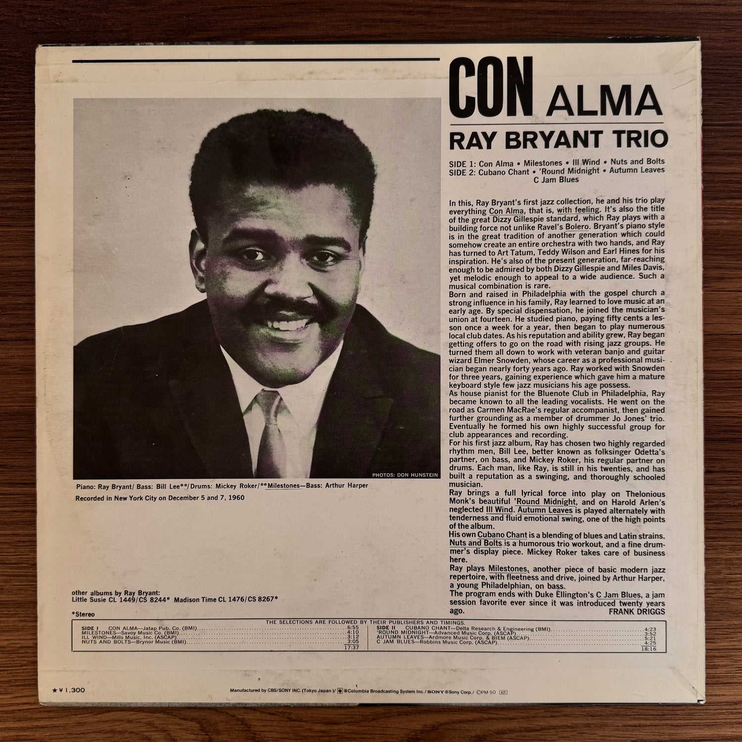 Ray Bryant Trio – Con Alma