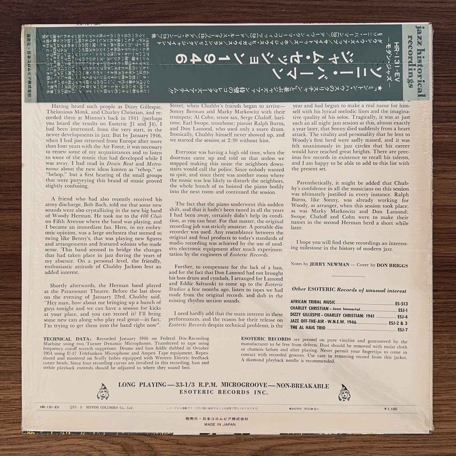 Sonny Berman – Jazz Immortal 1946