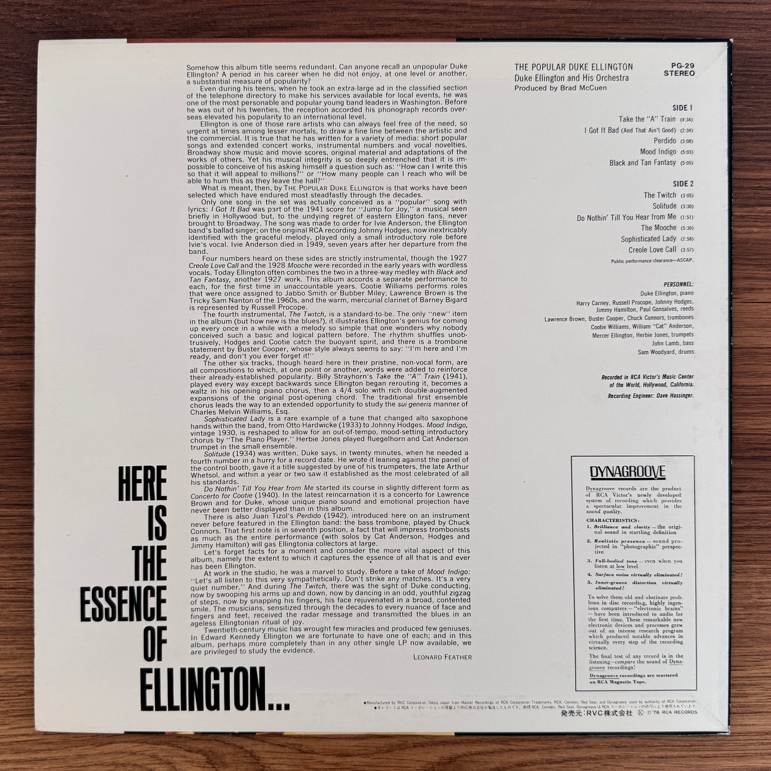 Duke Ellington And His Orchestra – The Popular Duke Ellington
