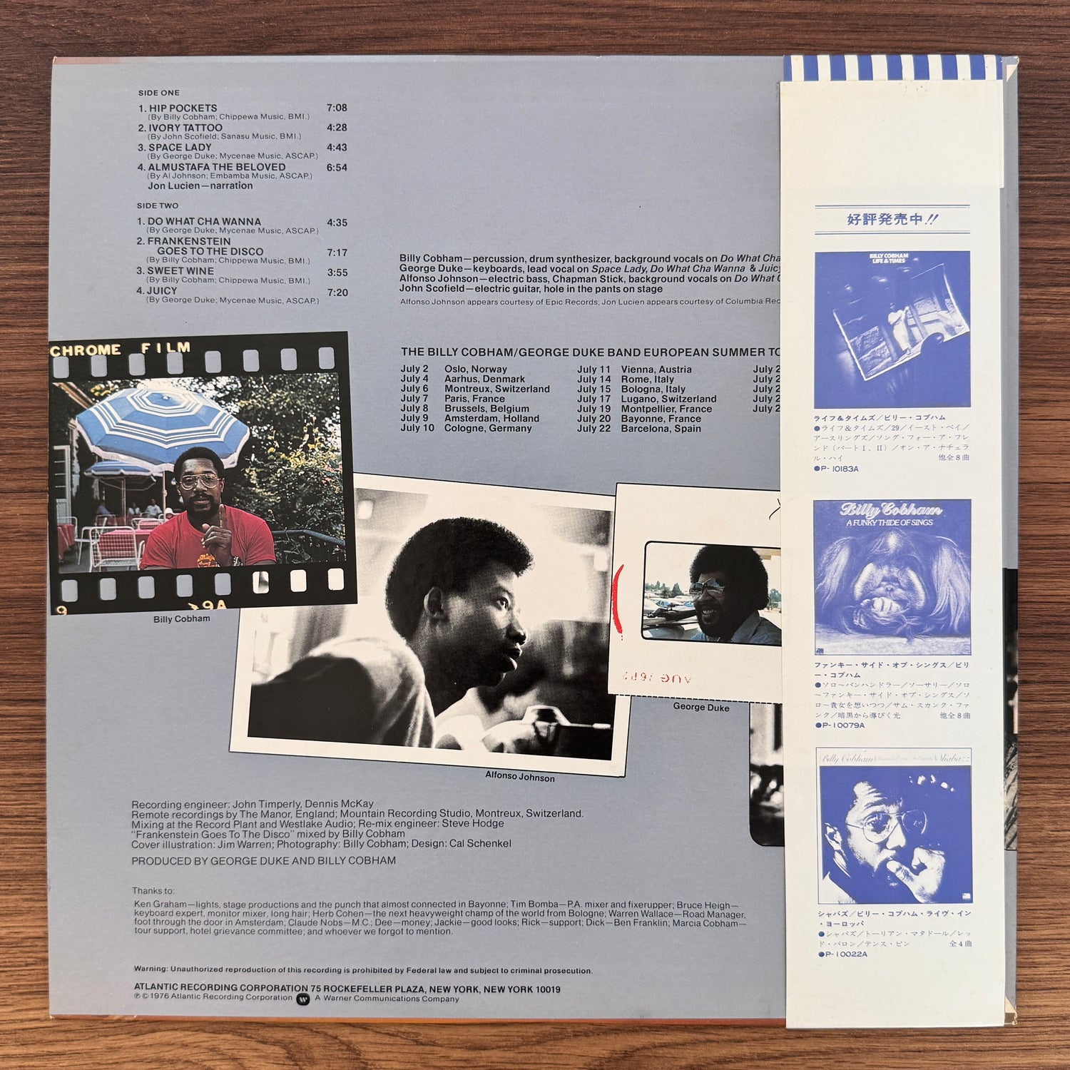 The Billy Cobham & George Duke Band – "Live" On Tour In Europe