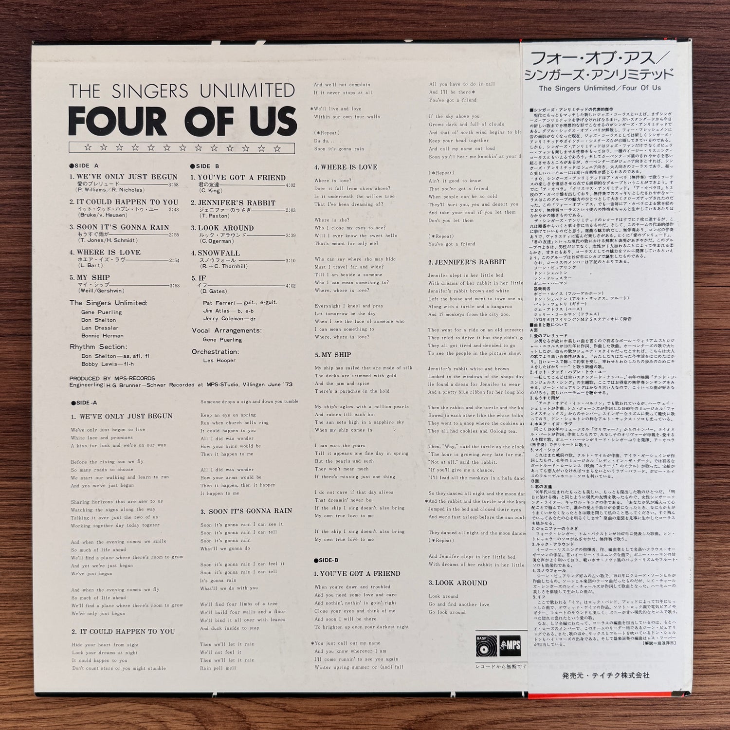The Singers Unlimited – Four Of Us