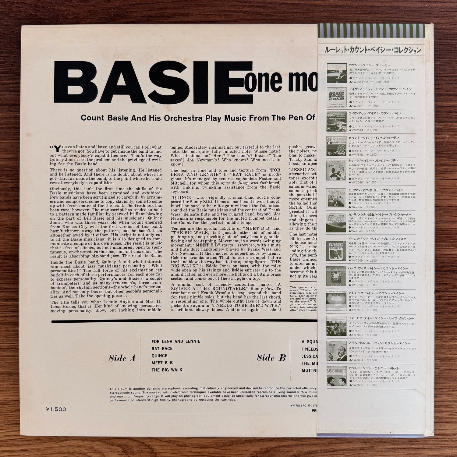 Count Basie Orchestra – Basie, One More Time