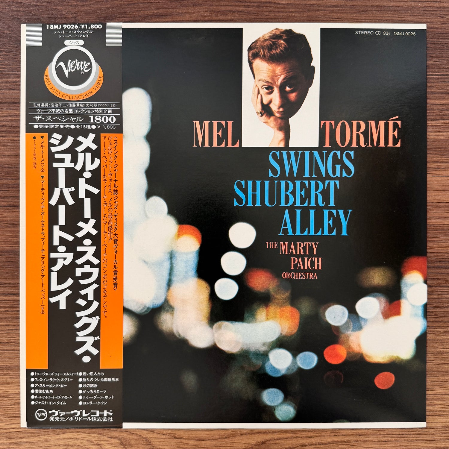 Mel Tormé With The Marty Paich Orchestra – Swings Shubert Alley
