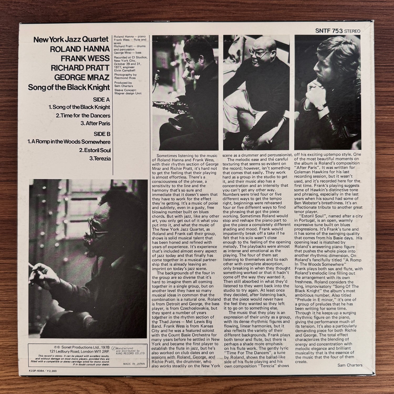 The New York Jazz Quartet – Song Of The Black Knight