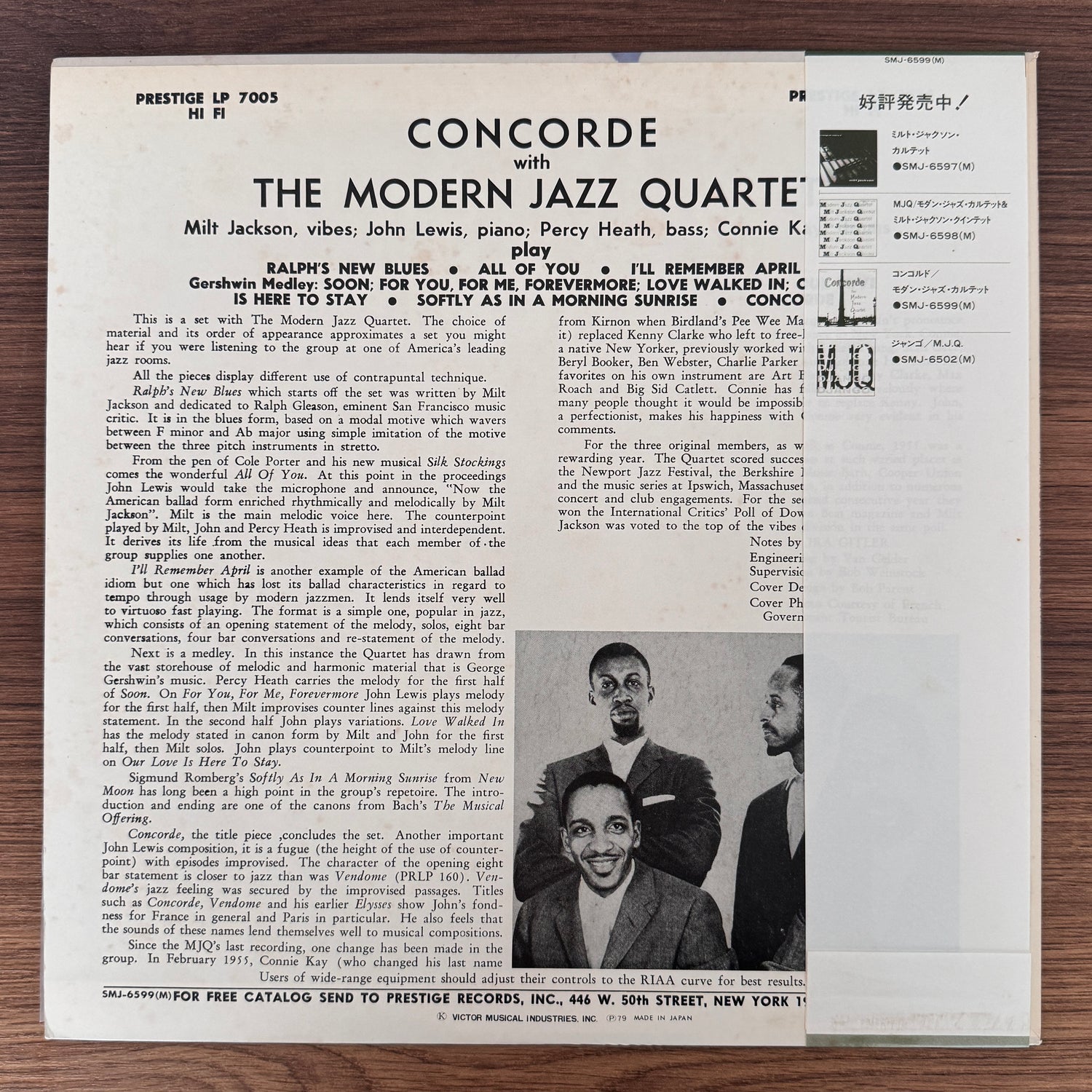 The Modern Jazz Quartet – Concorde