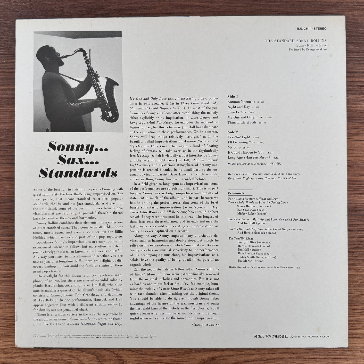 Sonny Rollins & Co. – The Standard Sonny Rollins