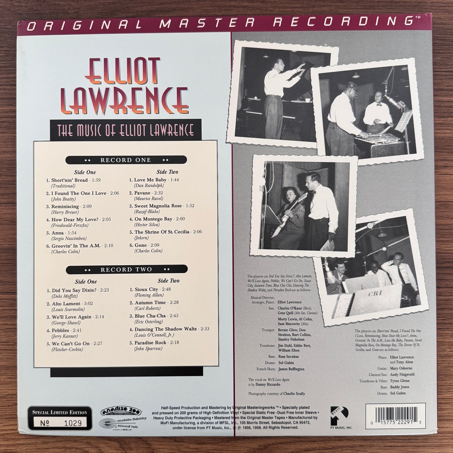 Elliot Lawrence – The Music Of Elliot Lawrence - Jazz Showcase