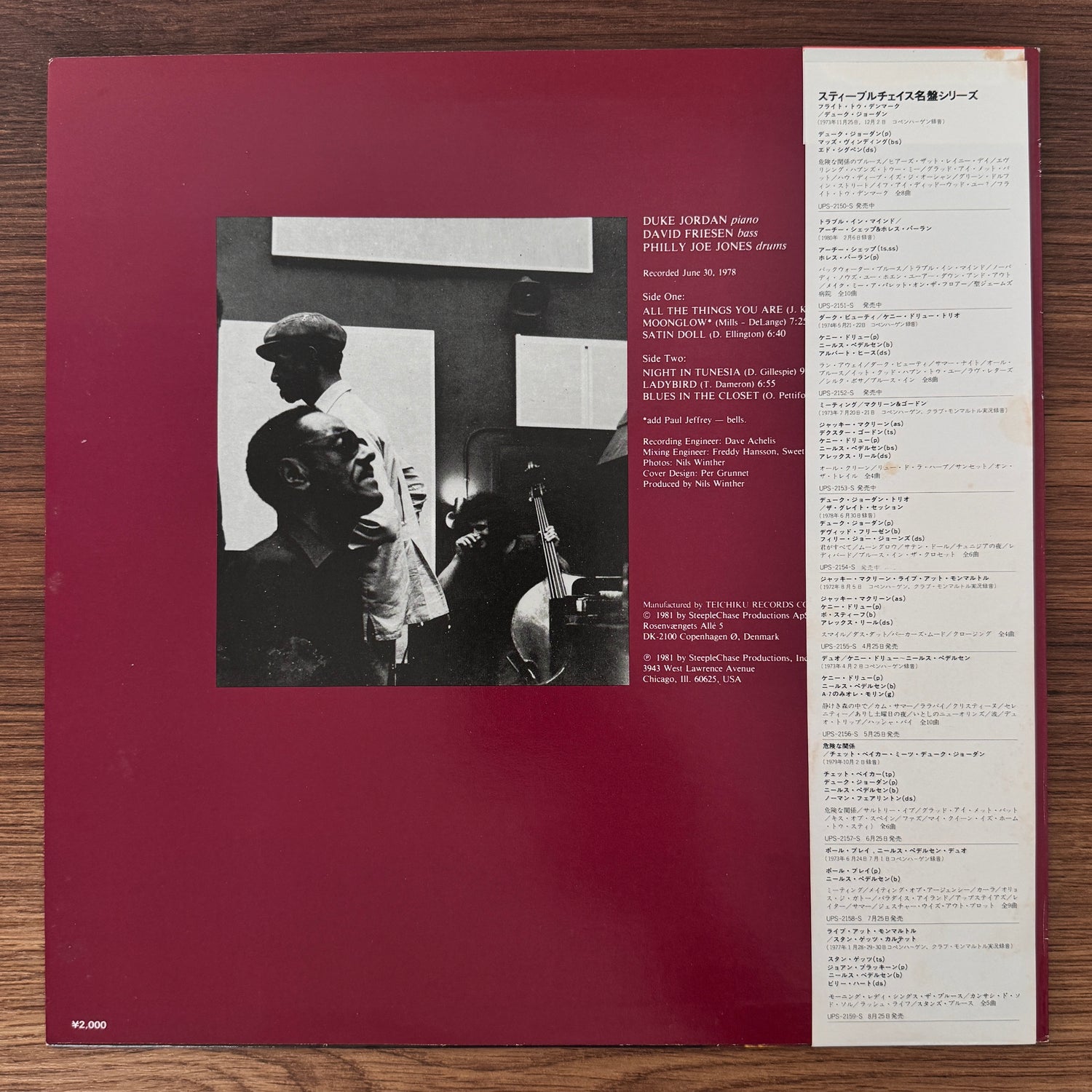 Duke Jordan Trio – The Great Session