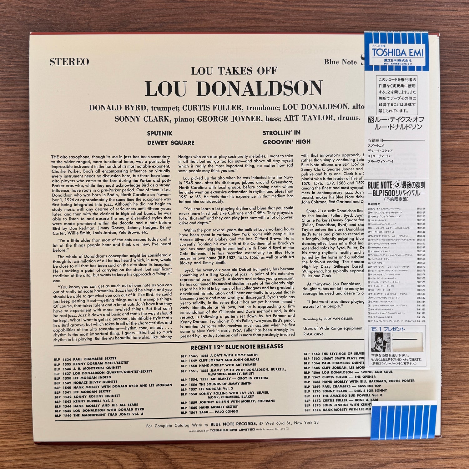 Lou Donaldson – Lou Takes Off
