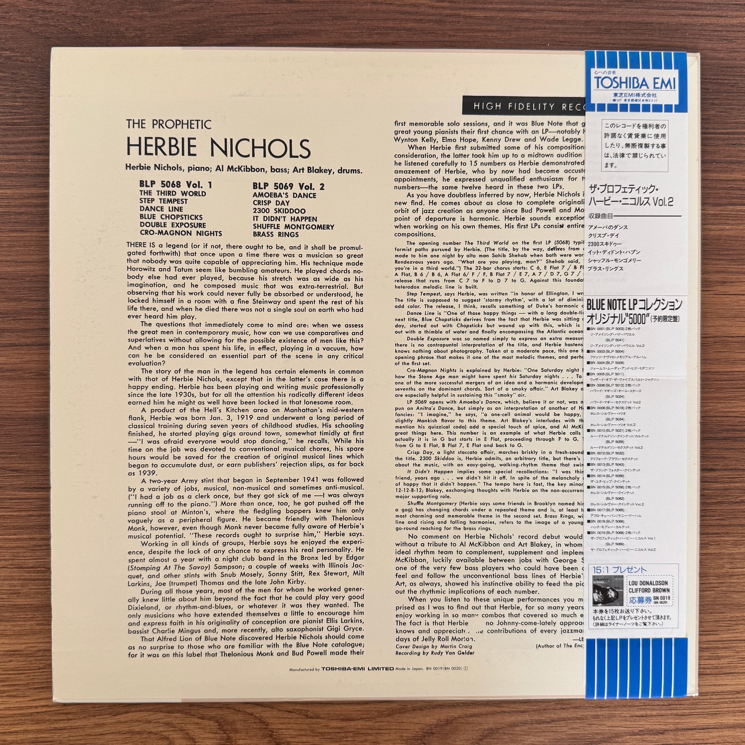 Herbie Nichols – The Prophetic Herbie Nichols Vol. 2