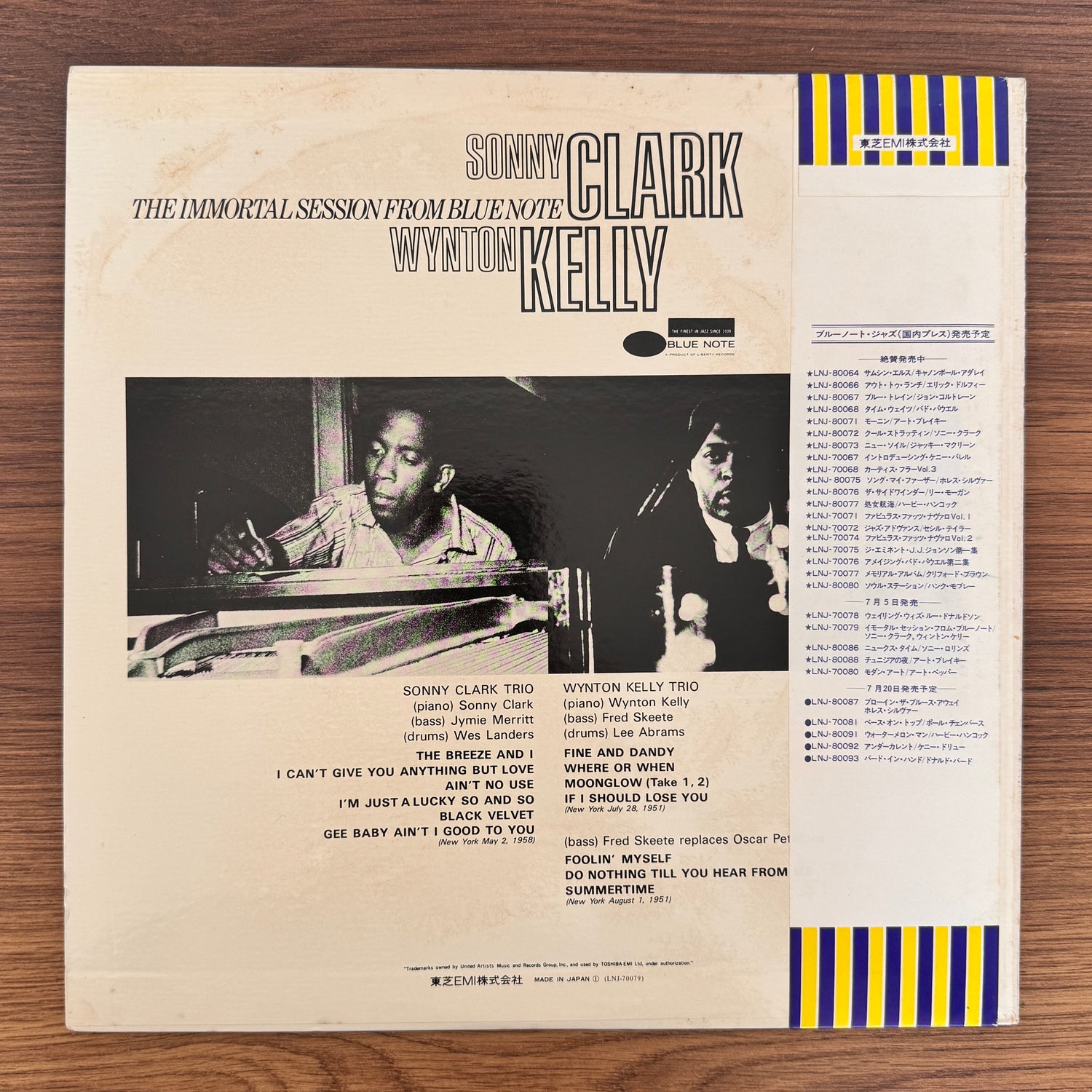 Sonny Clark Trio, Wynton Kelly Trio – The Immortal Session From Blue Note