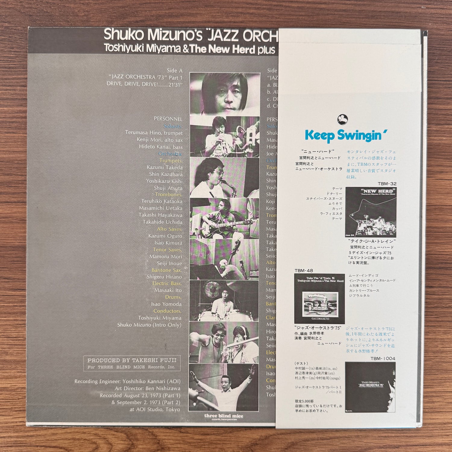 Shuko Mizuno & Toshiyuki Miyama – Shuko Mizuno's "Jazz Orchestra '73"