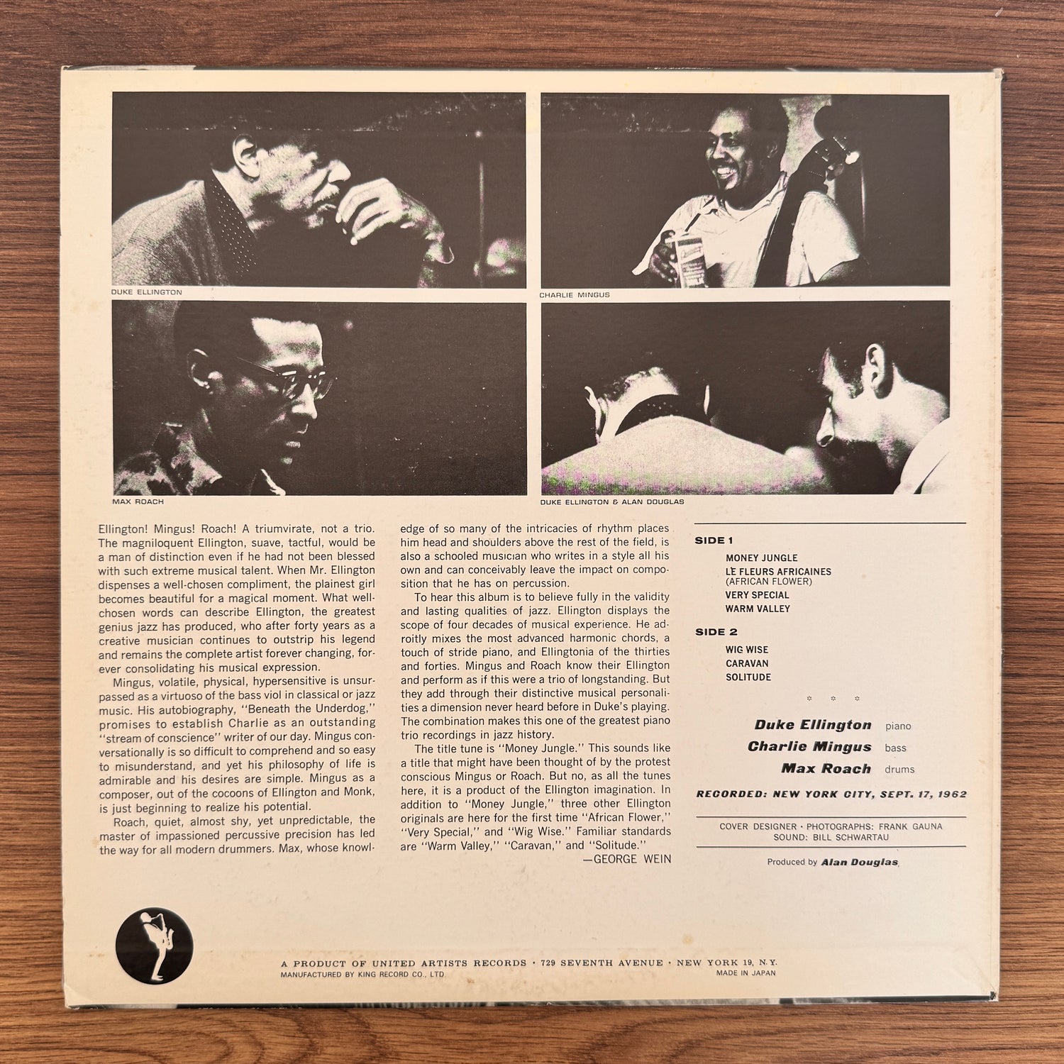 Duke Ellington • Charles Mingus • Max Roach – Money Jungle