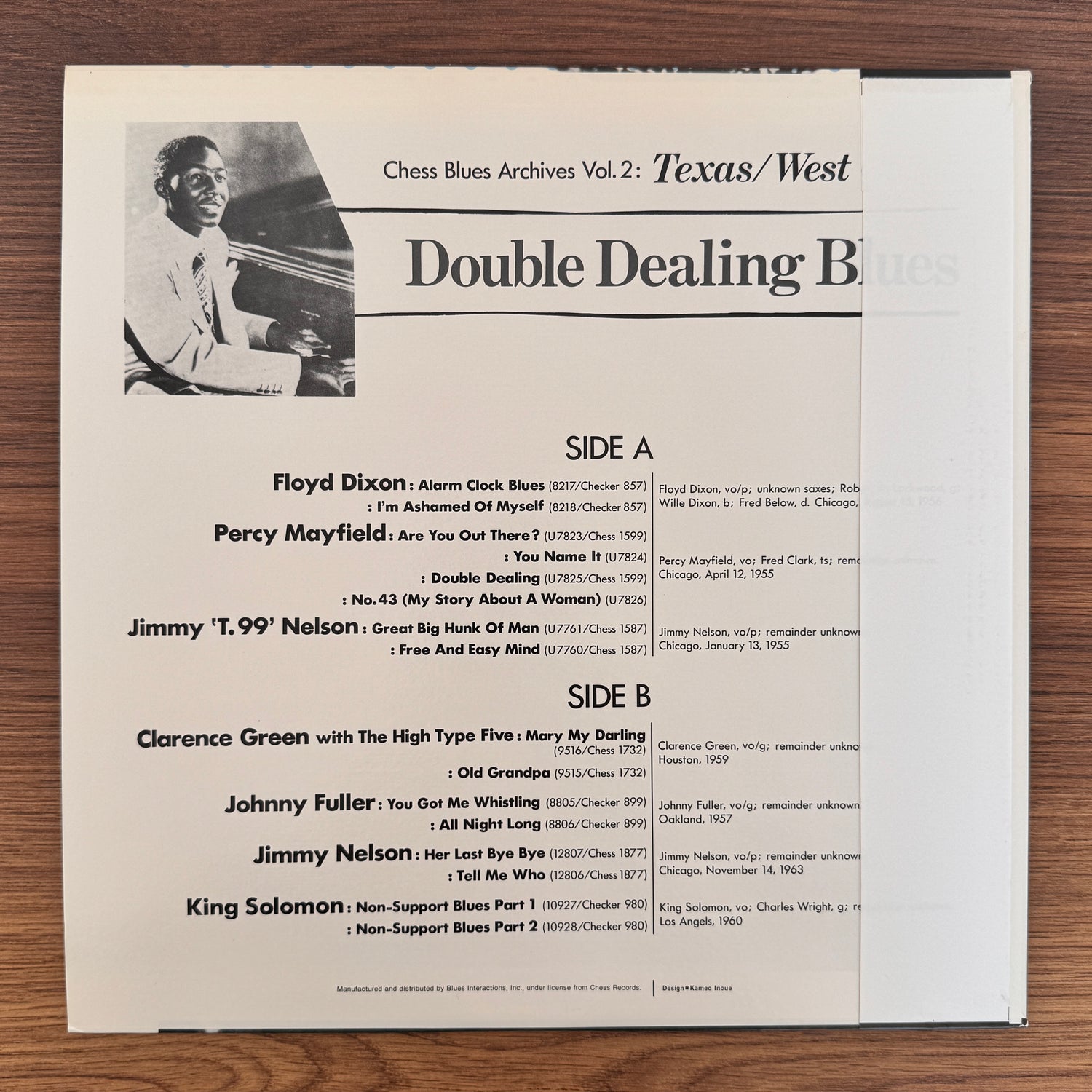 Double Dealing Blues - Chess Blues Archives Vol.2: Texas / West Coast
