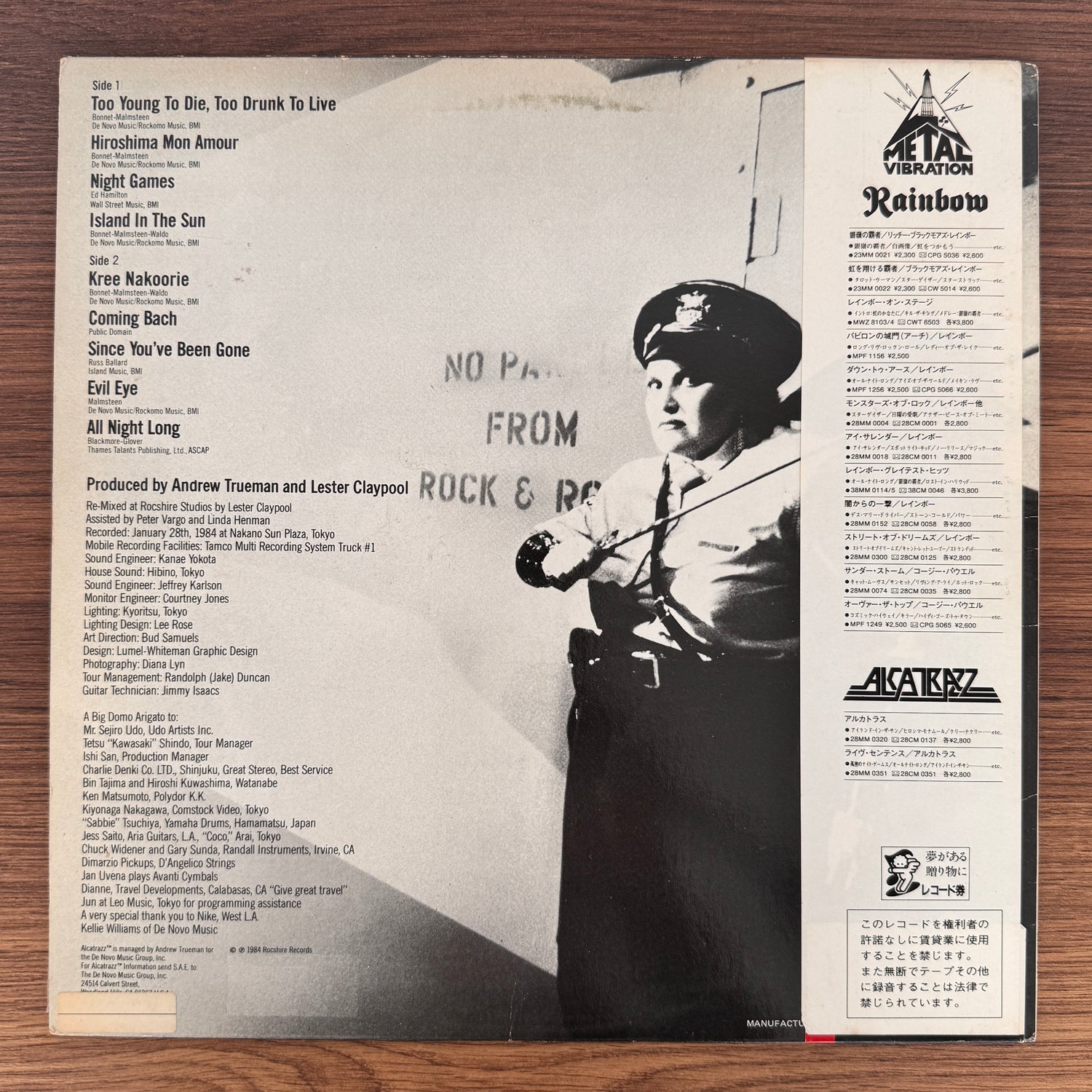 Alcatrazz – Live Sentence (No Parole From Rock 'n' Roll)