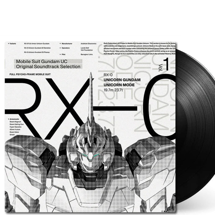 Hiroyuki Sawano – Mobile Suit Gundam Uc Original Soundtrack Selection Vol.1 Plak