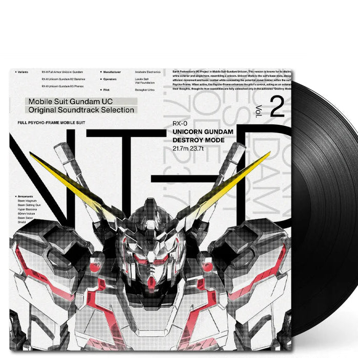 Hiroyuki Sawano – Mobile Suit Gundam Uc Original Soundtrack Selection Vol.2 Plak