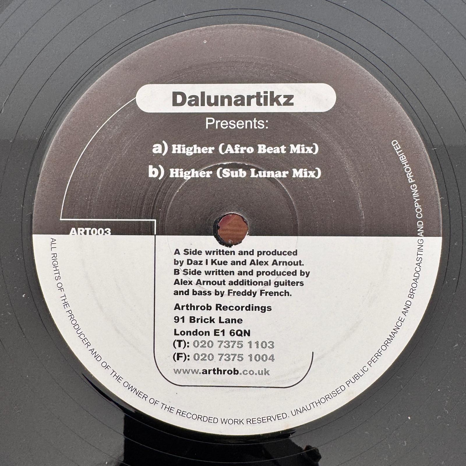 Dalunartikz – Higher Japan Vinyl