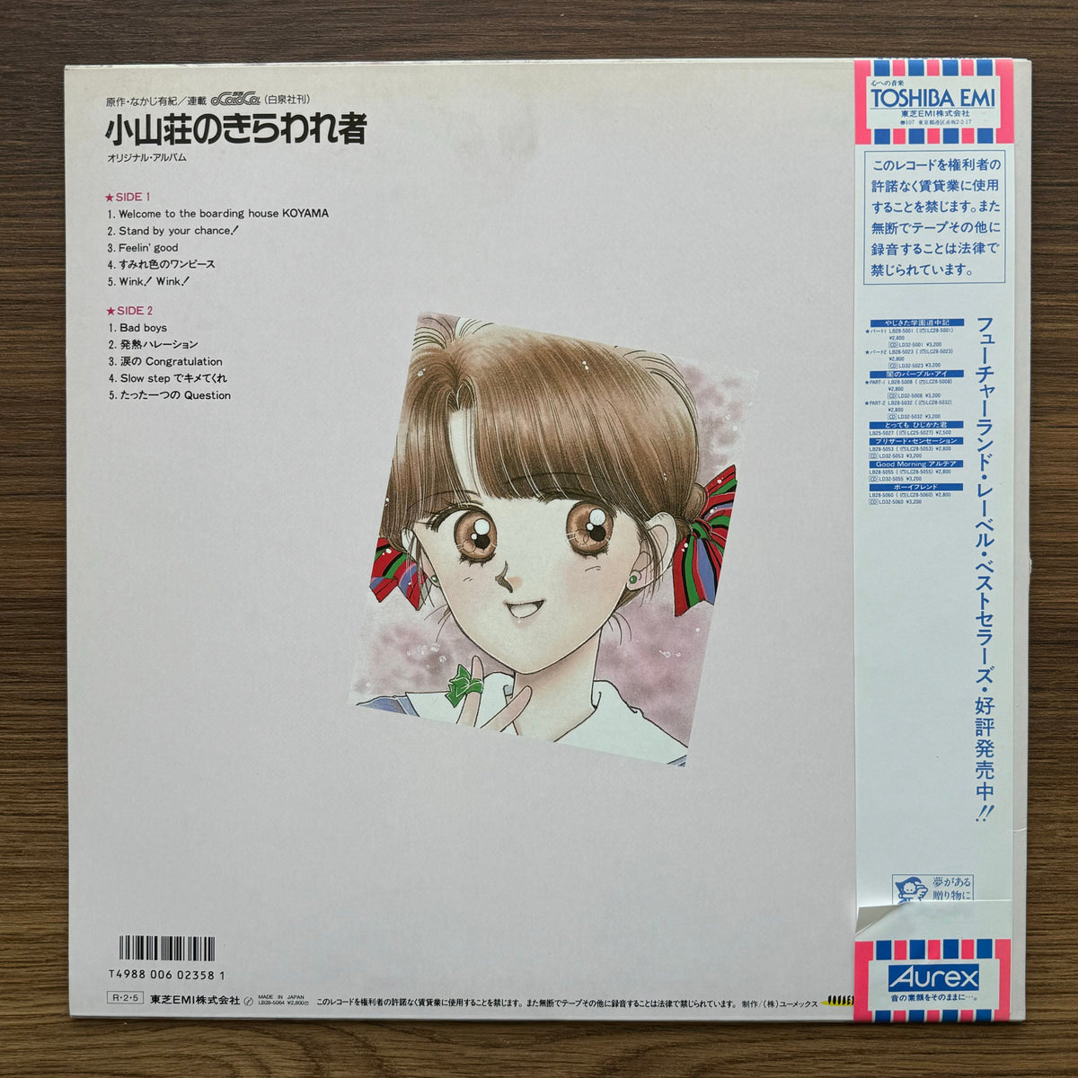 Hajime Hyakkoku - Welcome To The Boarding House Koyama 33'lük LP PLAK Japan Vinyl