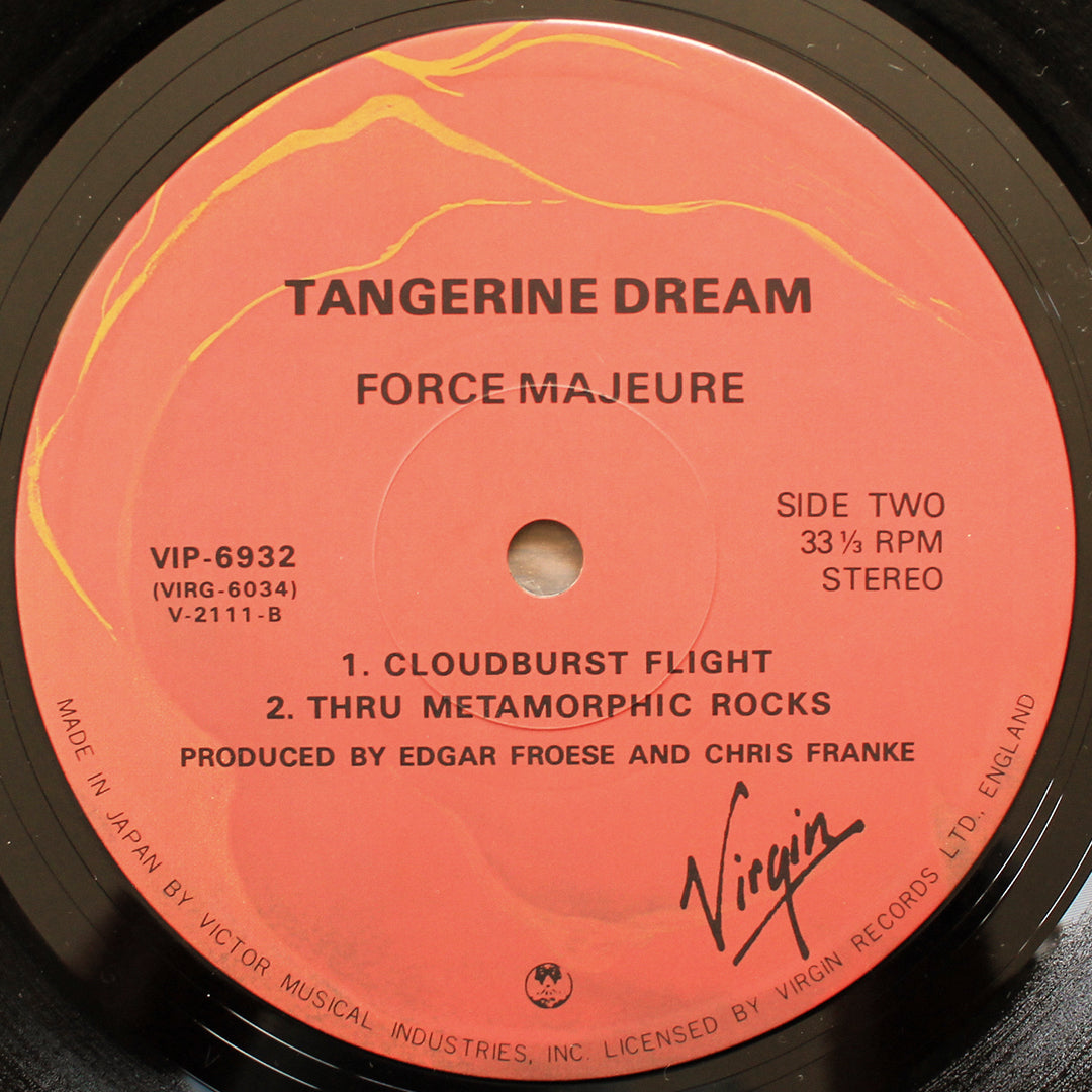 Tangerine Dream - Force Majeure Japan Vinyl
