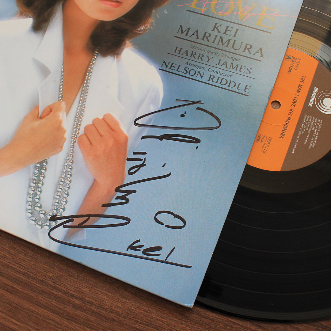 Kei Marimura – The Man I Love İmzalı Plak Japan Vinyl