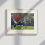 Cristiano Ronaldo 20x30 cm Boyutunda El İmzalı Fotoğraf (Ömür Boyu COA) Japan Vinyl